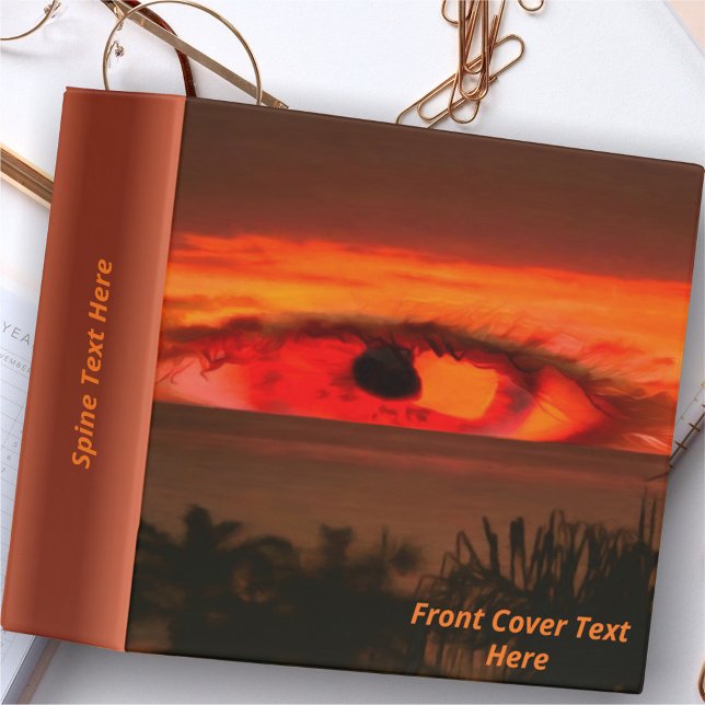 Sunset Eye 2106 3 Ring Binder (Creator Uploaded)
