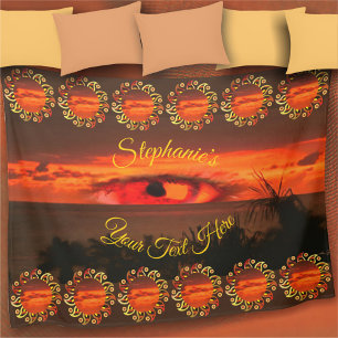 Sunset Eye 2106 Fleece Blanket