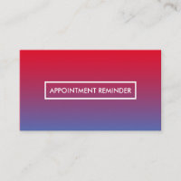 sunset fade appointment reminder