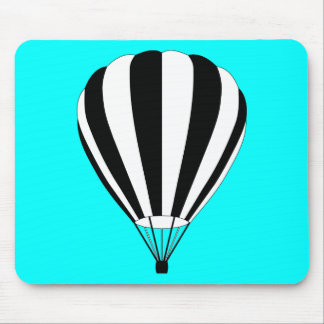 sunset fade hot air balloon mouse pad