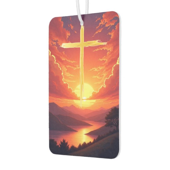 Sunset /Faith Air Freshener (Left)
