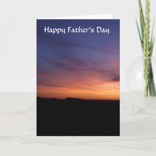 Sunset Father's Day Card
