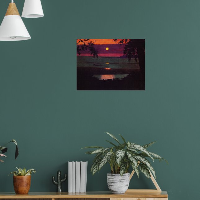 Sunset - Felix Vallotton Poster (Living Room 1)