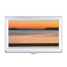 Sunset Ferry Ride Business card case