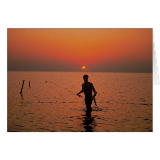 Sunset Fishing (Front Horizontal)