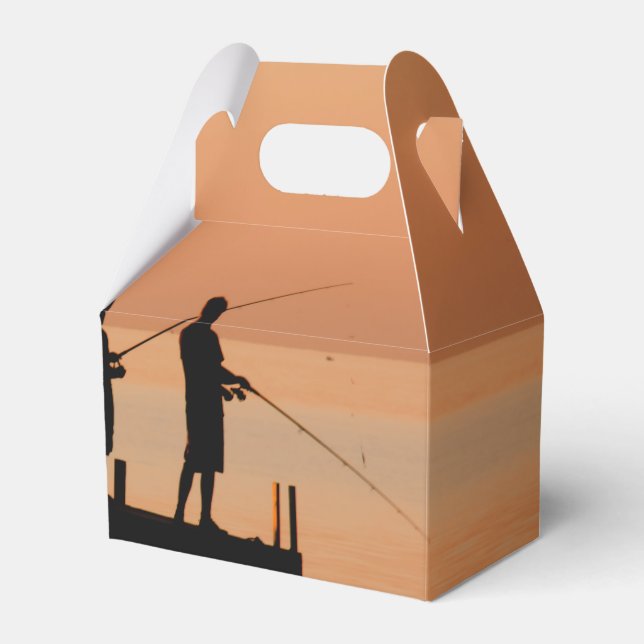 Sunset fishing favor box (Front Side)