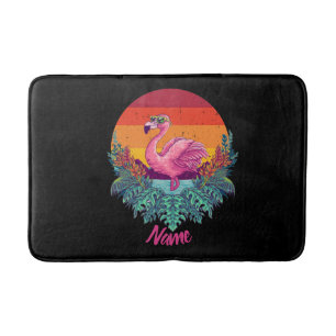 Sunset FLAMINGO   Bath Mat