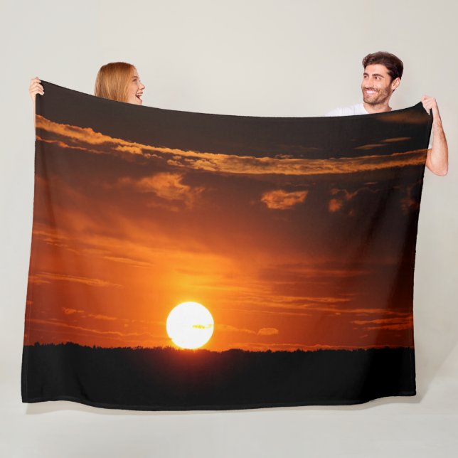 SUNSET FLEECE BLANKET (In Situ)