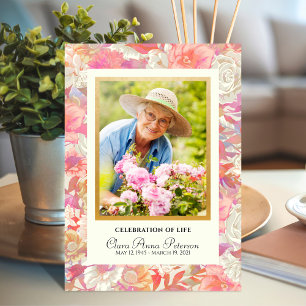 Sunset Florals Celebration of Life Program