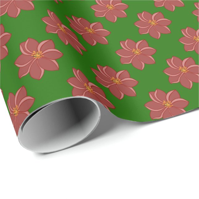 Sunset Flower Wrapping Paper (Roll Corner)