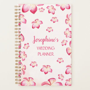 Sunset Frangipani Personalized Wedding Planner