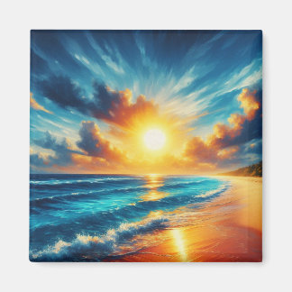 Sunset Fridge Magnet