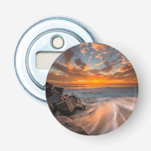 Sunset from Tamarach Beach Bottle Opener