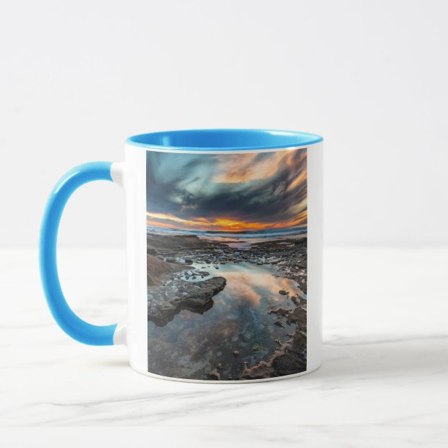 Sunset from the tide pools mug (Left)