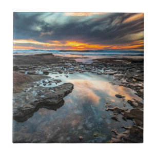 Sunset from the tide pools tile