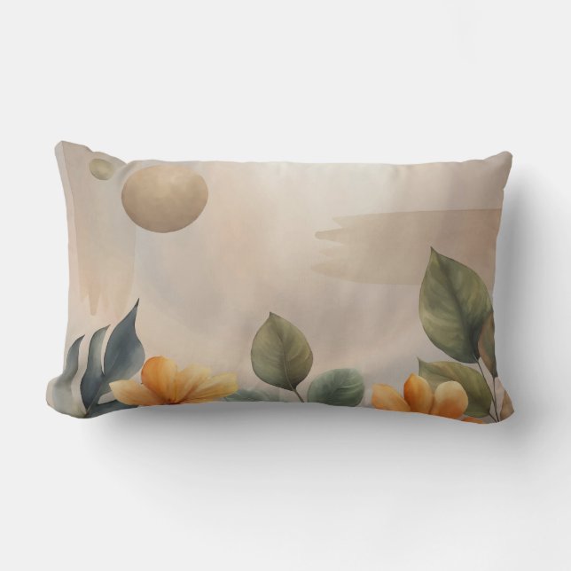 Sunset Fusion Throw Pillow (Front)