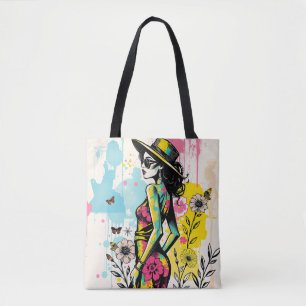 Sunset Garden Fashion Art Double Sided 🌺 Tote Bag
