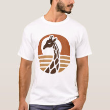 "Sunset Giraffe – A Bohemian Touch for Wildlife Lo