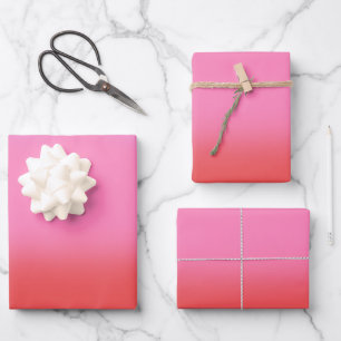 Sunset Glow Gradient Gradient Wrapping Paper Sheet