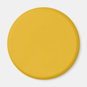Sunset Gold Yellow E8B319 Colour Add a Name Option Magnet