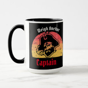 Sunset golden age of piracy Pirate Ship Mug