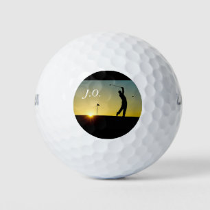 Sunset - Golf Balls You Can Personalize - HAMbyWG