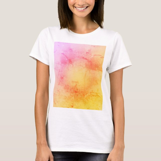 Sunset Gradient Artistic T-Shirt for Women (Front)