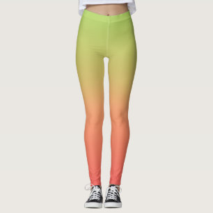 Sunset Gradient Leggings – Soft & Colourful Vibes