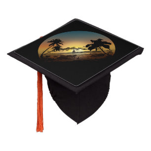 Sunset Graduation Cap Topper