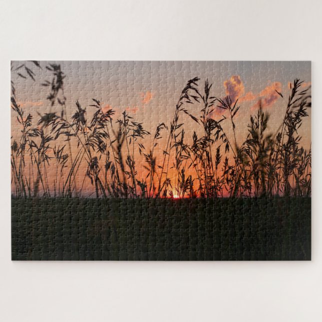 sunset grains jigsaw puzzle (Horizontal)