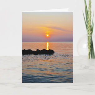 Sunset Greeting Card