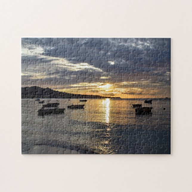 Sunset Grenada Caribbean. Jigsaw Puzzle (Horizontal)