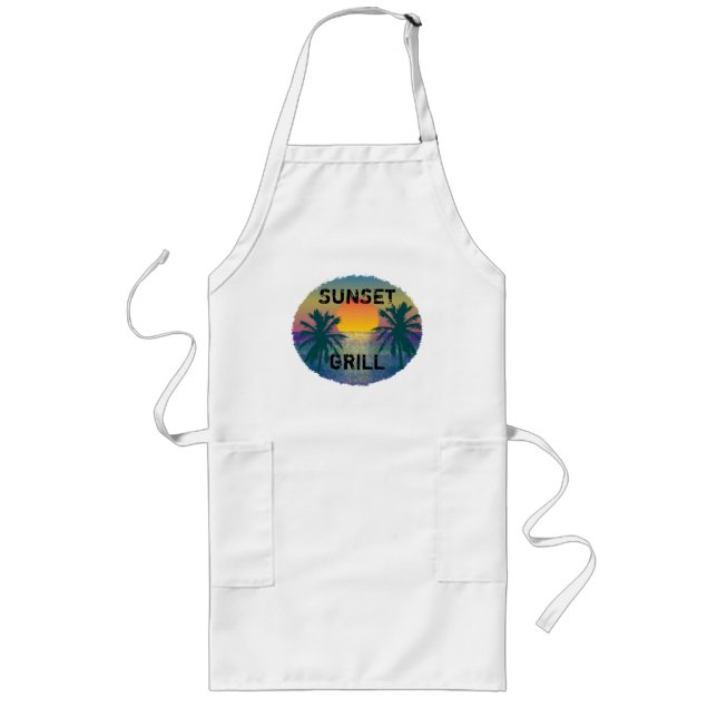 SUNSET GRILL LONG APRON (Front)