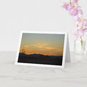 Sunset Highway Landscape Card