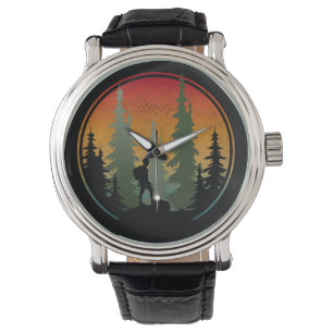 Sunset Hiking Nature Forest Watch