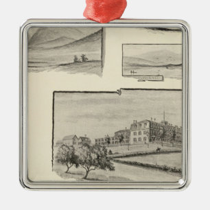 Sunset Hill House, Sugar Hill, NH Metal Ornament