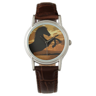 Sunset Horse Equestrian  Watch