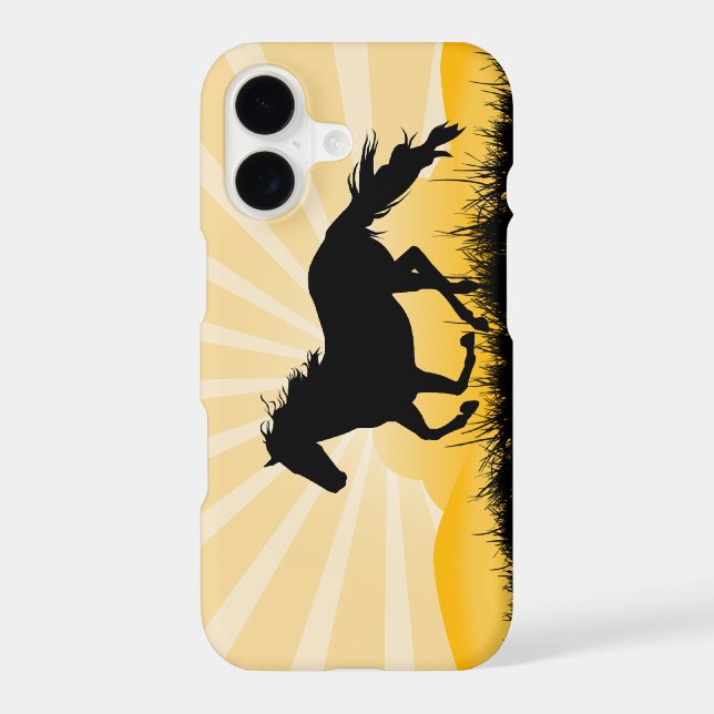 Sunset Horse iPhone Case (Back)