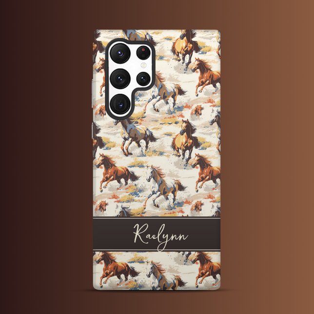 Sunset Horses  Samsung Galaxy S22 Ultra Case (Creator Uploaded)