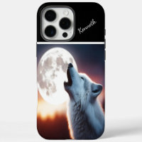 Sunset Hues on Howling Wolves