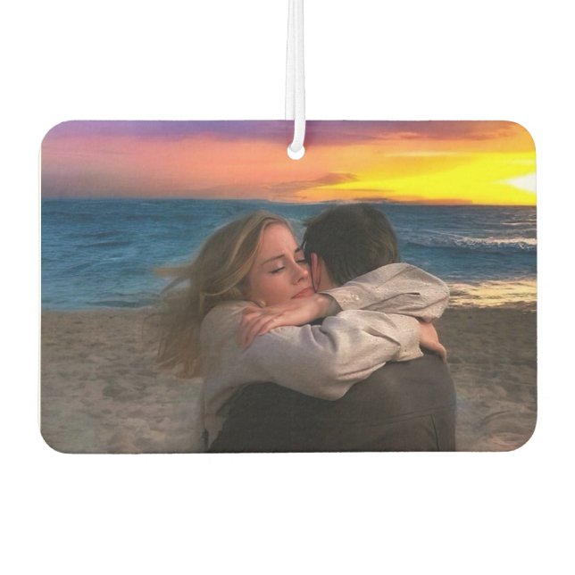 Sunset Hug Air Freshener  (Front)