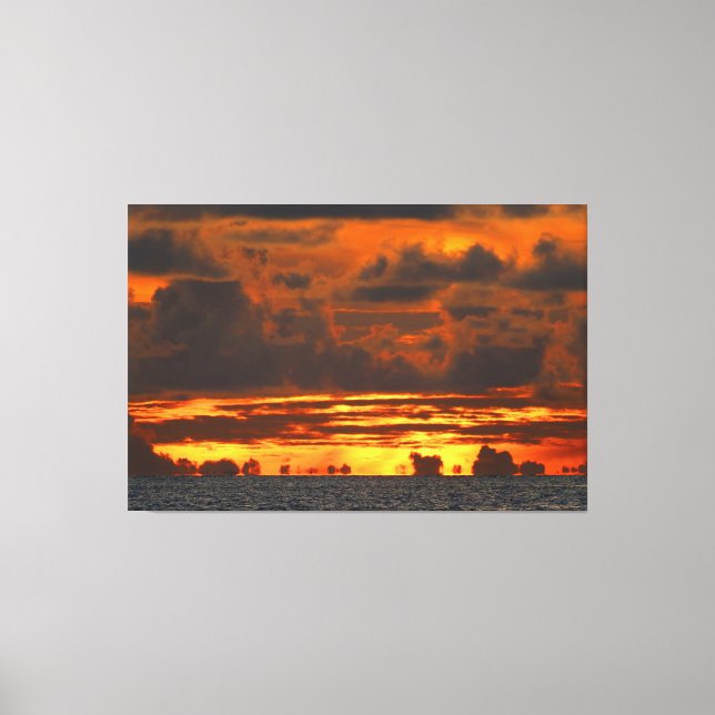 SUNSET ILLUSION 40x60 Canvas Print (Front)