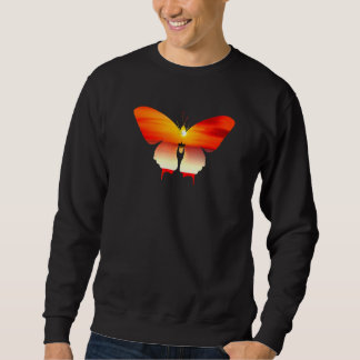 Sunset In A Butterfly Sweatshirt