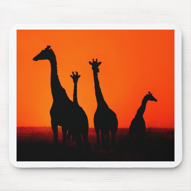 Sunset in Africa Mouse Pad (Front)