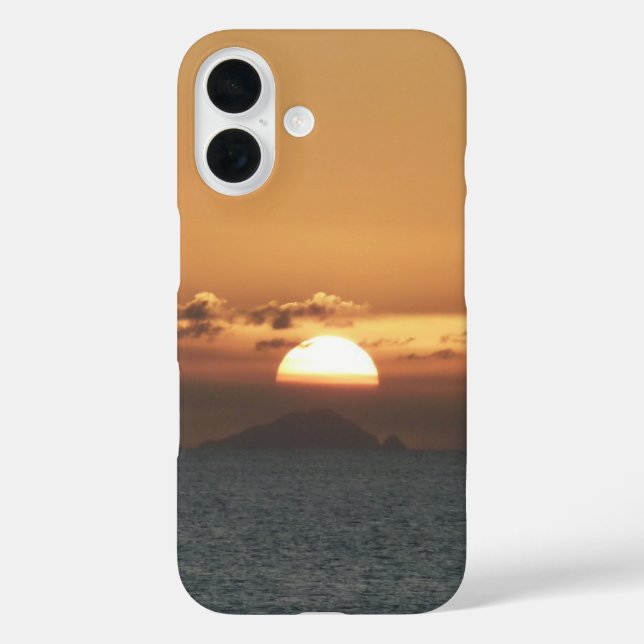 Sunset in Antigua I Seascape Photography Case-Mate iPhone Case (Back)