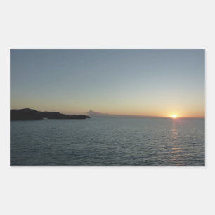 Sunset in Antigua II Island Seascape Sticker