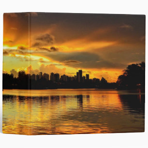 Sunset In City Londrina, Brazil Binder