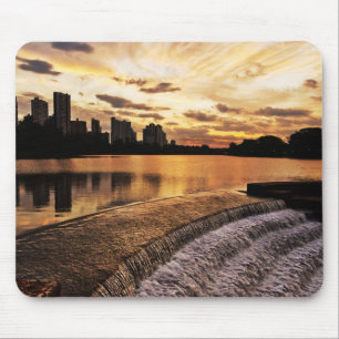 Sunset In City Londrina Mouse Pad