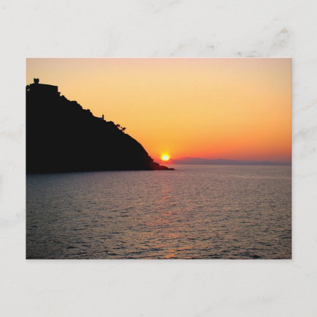 Sunset in Donostia - San Sebastian Postcard (Front)