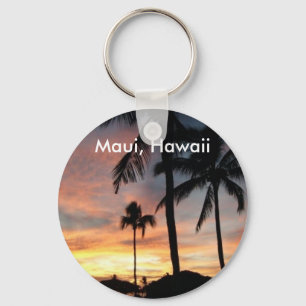 Sunset in Maui, Hawaii Keychain